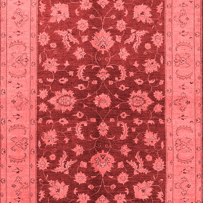 Machine Washable Oriental Red Industrial Rug, wshurb2862red