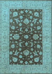 Oriental Light Blue Industrial Rug, urb2862lblu