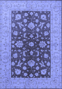 Oriental Blue Industrial Rug, urb2862blu