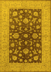 Oriental Yellow Industrial Rug, urb2862yw