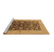 Sideview of Machine Washable Oriental Brown Industrial Rug, wshurb2862brn