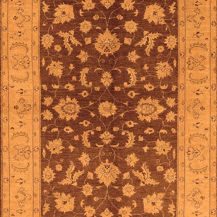 Machine Washable Oriental Orange Industrial Area Rugs, wshurb2862org