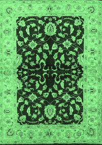 Oriental Emerald Green Industrial Rug, urb2863emgrn