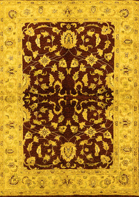 Oriental Yellow Industrial Rug, urb2863yw