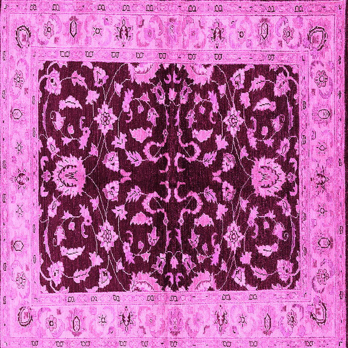 Square Oriental Pink Industrial Rug, urb2863pnk