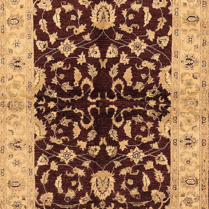Oriental Brown Industrial Rug, urb2863brn