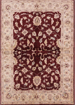 Mid-Century Modern Pastel Orange Oriental Rug, urb2863