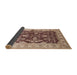 Sideview of Mid-Century Modern Chestnut Brown Oriental Rug, urb2864