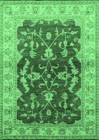 Oriental Emerald Green Industrial Rug, urb2864emgrn