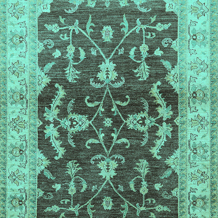 Oriental Turquoise Industrial Rug, urb2864turq