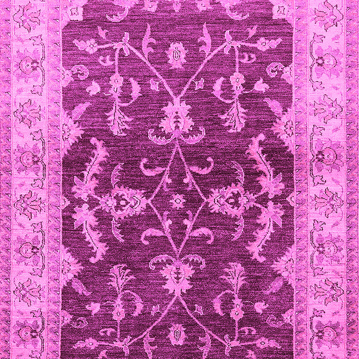 Machine Washable Oriental Pink Industrial Rug, wshurb2864pnk