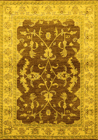 Oriental Yellow Industrial Rug, urb2864yw