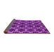 Sideview of Oriental Pink Industrial Rug, urb2865pnk