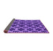 Sideview of Oriental Purple Industrial Rug, urb2865pur