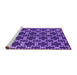 Sideview of Machine Washable Oriental Purple Industrial Area Rugs, wshurb2865pur