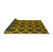 Sideview of Oriental Yellow Industrial Rug, urb2865yw