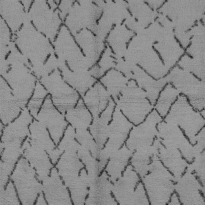 Machine Washable Oriental Gray Industrial Rug, wshurb2866gry