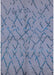 Mid-Century Modern Columbia Blue Oriental Rug, urb2866