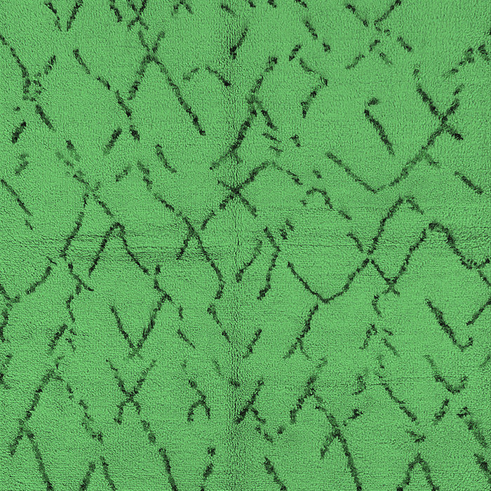 Oriental Emerald Green Industrial Rug, urb2866emgrn