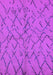 Machine Washable Oriental Pink Industrial Rug, wshurb2866pnk