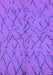 Machine Washable Oriental Purple Industrial Area Rugs, wshurb2866pur
