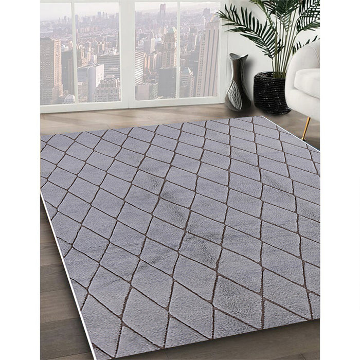Machine Washable Industrial Modern Grey Gray Rug in a Family Room, wshurb2867