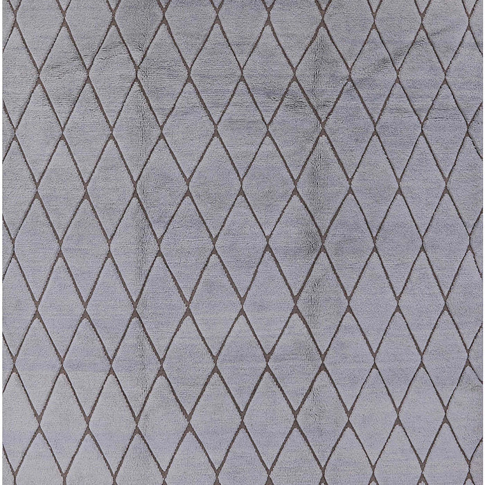 Mid-Century Modern Gray Oriental Rug, urb2867