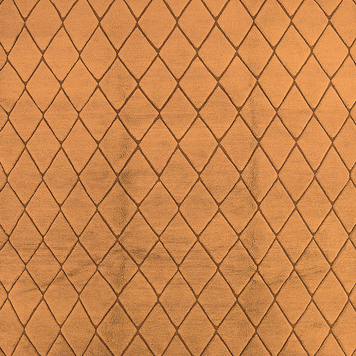 Square Oriental Orange Industrial Rug, urb2867org