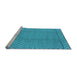 Sideview of Machine Washable Oriental Light Blue Industrial Rug, wshurb2868lblu