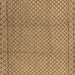 Square Oriental Brown Industrial Rug, urb2868brn