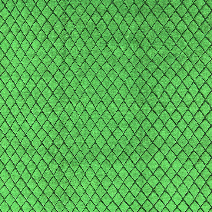 Machine Washable Oriental Green Industrial Area Rugs, wshurb2868grn