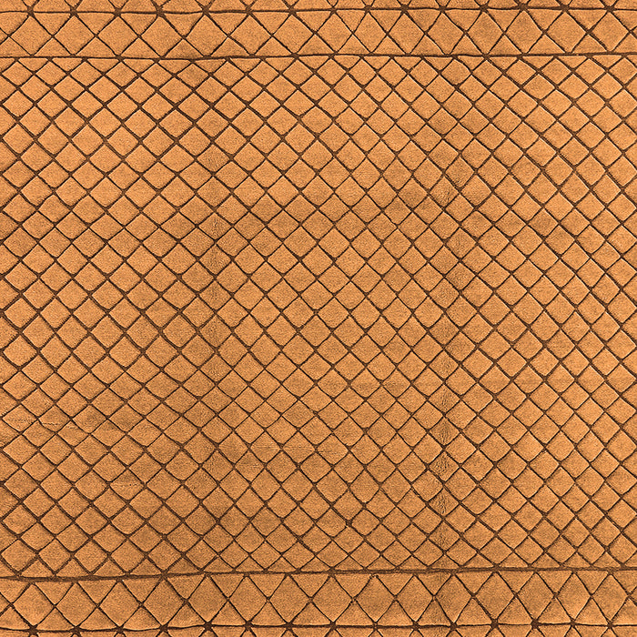 Square Oriental Orange Industrial Rug, urb2868org