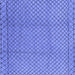 Square Machine Washable Oriental Blue Industrial Rug, wshurb2868blu