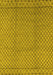Machine Washable Oriental Yellow Industrial Rug, wshurb2868yw