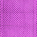 Square Machine Washable Oriental Pink Industrial Rug, wshurb2868pnk
