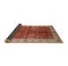 Sideview of Mid-Century Modern Red Oriental Rug, urb2869