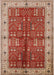 Mid-Century Modern Red Oriental Rug, urb2869