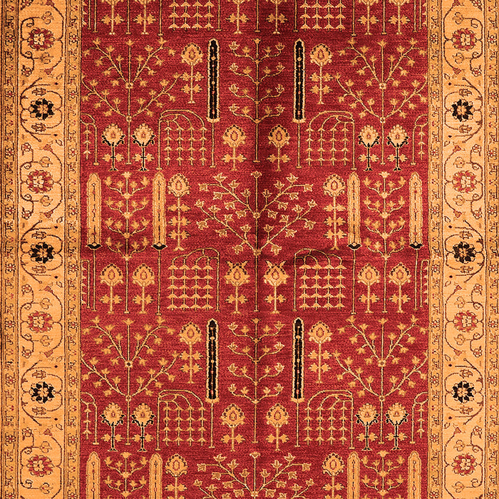 Oriental Orange Industrial Rug, urb2869org