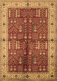 Oriental Brown Industrial Rug, urb2869brn