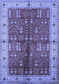 Oriental Blue Industrial Rug, urb2869blu