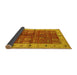 Sideview of Oriental Yellow Industrial Rug, urb2869yw