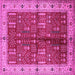 Square Oriental Pink Industrial Rug, urb2869pnk