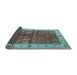 Sideview of Oriental Light Blue Industrial Rug, urb2869lblu