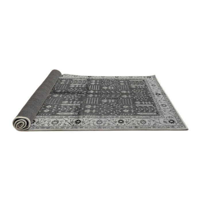 Sideview of Oriental Gray Industrial Rug, urb2869gry