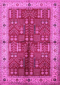 Oriental Pink Industrial Rug, urb2869pnk