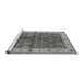 Sideview of Machine Washable Oriental Gray Industrial Rug, wshurb2869gry