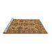 Sideview of Machine Washable Oriental Brown Industrial Rug, wshurb2870brn