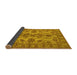 Sideview of Oriental Yellow Industrial Rug, urb2870yw