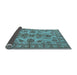 Sideview of Oriental Light Blue Industrial Rug, urb2870lblu