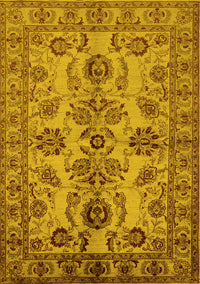 Oriental Yellow Industrial Rug, urb2870yw